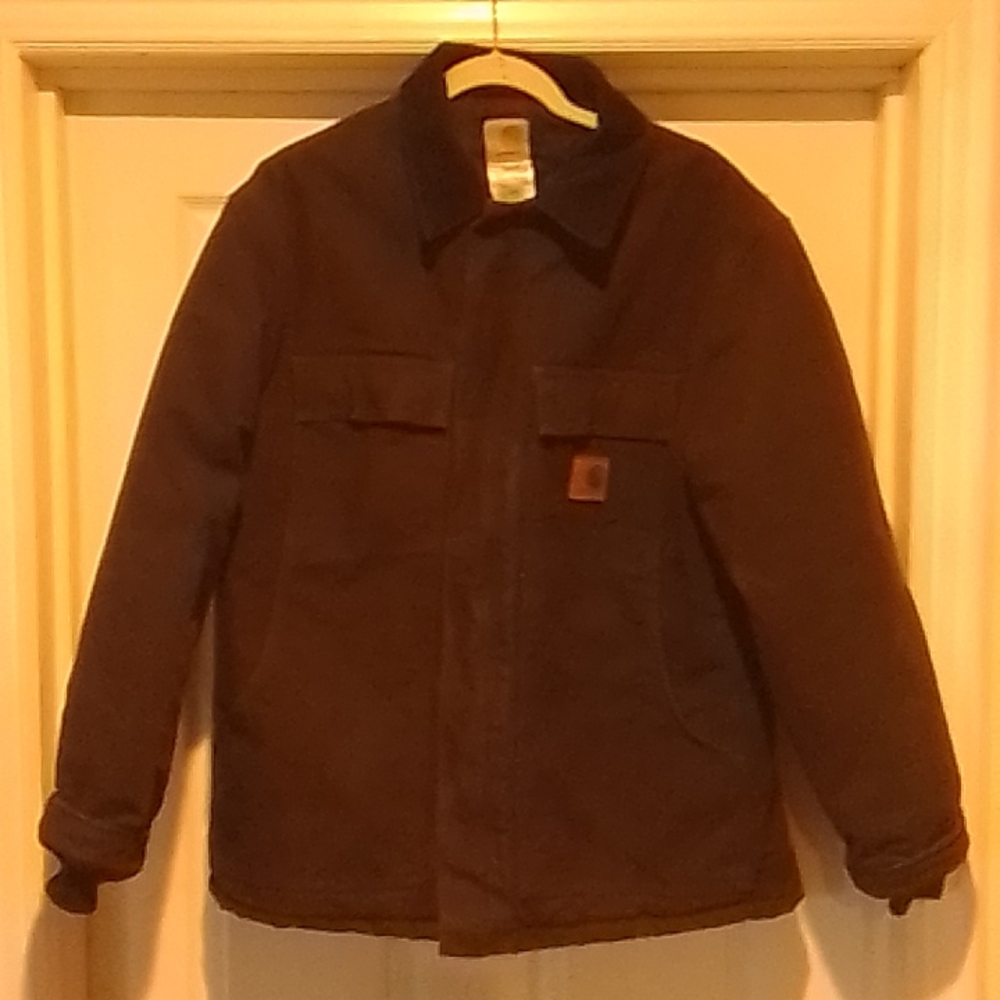 Carhartt Brown bomber jacket. Large, fits like extra large.